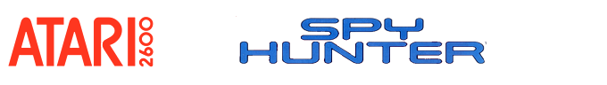 Spy Hunter logo for Atari 2600